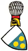 Wappen der  Herren von Freyberg in der Zürcher Wappenrolle