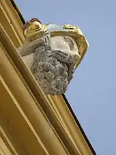 Gaffkopf des Kunz von Kauffungen am Rathauserker Freiberg