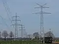 Fertig montierter Neubaumast