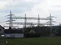 Portalmast für 220-kV-Leitungen (Raitersaich, Schwandorf, Sittling), heute teilweise 110 kV