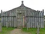 Rekonstruierter Tempel (Fassade)