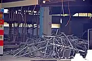 Abriss: Sicht in die Haupthalle