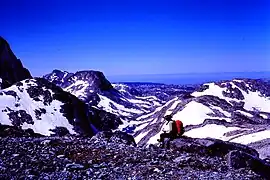 Blick vom Fremont Peak nach Süden, 1971