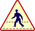 A13b: Fußgängerübergang
