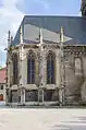 Gotischer Chor und romanisches Chorquadrat