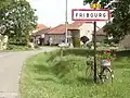 Ortseingang von Fribourg