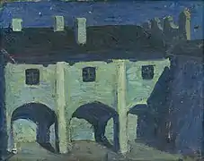 Ehrenhof auf Schloss Strážky, 1913