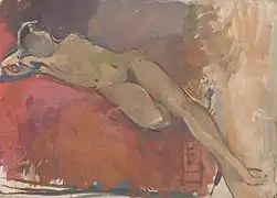 Studie eines ruhenden Aktes, 1913