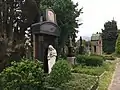 Blick auf Gräberfeld