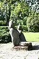 Sitzende mit Taube von Uli Schoop (1951)