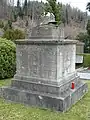 Friedhof Friedental. Grabdenkmal für die Internierten deutschen Soldaten der beiden Weltkriege