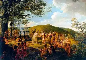 Das Opferfest des Krodo (Friedrich Georg Weitsch)