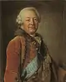 Porträt eines unbekannten Malers, um 1750