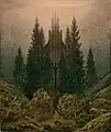 Caspar David Friedrich, Kreuz im Gebirge, um 1812, Kunstpalast Düsseldorf, Foto: LVR-ZMB - Joshua Esters - ARTOTHEK