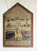 Epitaph für Hans von Bülow und Christina von Plessen (1574) in der Dorfkirche Friedrichshagen