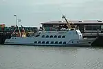 Frisia X im Juister Hafen