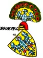 Wappen der Froburg in der Zürcher Wappenrolle (Runge, 1860)