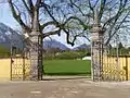 Frohnburg: Ausblick zur Hellbrunner Allee