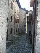 Gasse im Hauptort Vico