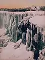 Die gefrorenen Horseshoe Falls, um 1900