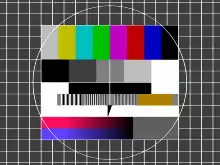 Allgemeines Testbild zum Sendeschluss