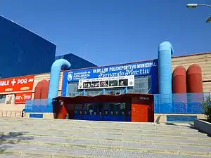Das Polideportivo Fernando Martín in Fuenlabrada im Oktober 2013