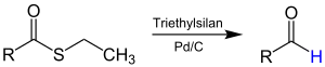 Reaktionsschema der Fukuyama-Reduktion