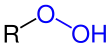 Allgemeine Struktur der Hydroperoxide