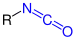 Allgemeine Struktur der Isocyanate