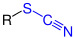 Allgemeine Struktur der Thiocyanate