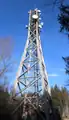 Funkturm Rottenbuch - Anblick aus westlicher Richtung