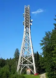 Funkturm Rottenbuch (bis 2012 Deutschlands höchster Holzturm)