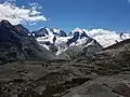 Fuorcla Surlej, Blick auf Berninagruppe, Juli 2020