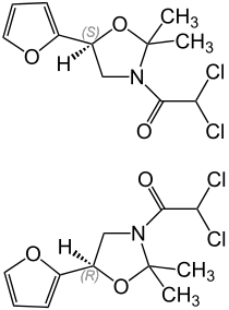 Strukturformel von (±)-Furilazole