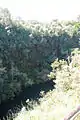 Blick in eine große Furna in Vila Velha, Paraná, Brasilien