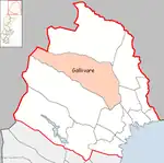 Lage der Gemeinde Gällivare