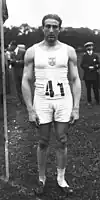 Géo André aus Frankreich – hier im Jahr 1914 – dritter Smedaillengewinnerilber