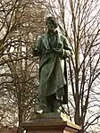 Standbild Friedrich Wöhler, Göttingen, Hospitalstraße, ursprünglich vor dem Auditoriengebäude (1890)