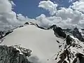 Blick nach Süden zum Güferhorn und Läntahorn.