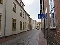 Links Gleviner Straße 29 sowie Nr. 1–4