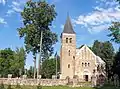 Lutherische Kirche in Gārsene, erbaut 1906