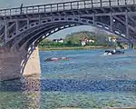 Gustave Caillebotte:Die Brücke von Argenteuil und die Seine, 1885