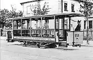 Beiwagen 2518 (Bj. 1899) noch mit offenen Seitenwänden