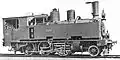 Gemischtzuglokomotive Ec 3/4 Nr. 185, gebaut 1892 in Esslingen
