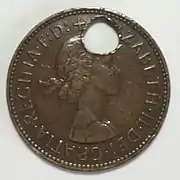 1/2 Penny 1957Queen Elizabeth II
