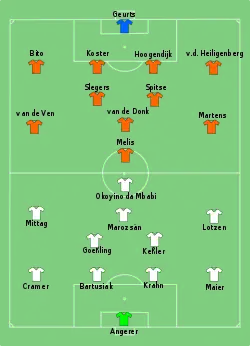 Aufstellung Deutschland gegen Niederlande