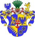 Wappen der Grafen von Gaschin, Freiherren von und zu Rosenberg, von der WB abweichende Variation