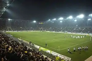 Eröffnungsspiel Grenoble Foot gegen Clermont Foot am 15. Februar 2008