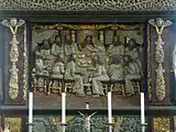 Abendmahlrelief auf dem Altar