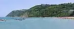 Gabicce Monte und Baia Vallugola, Blick von Gabicce Mare
